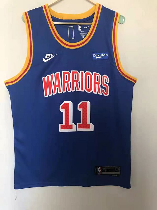 Men Golden State Warriors 11 Thompson Blue Nike 2022 Game NBA Jersey